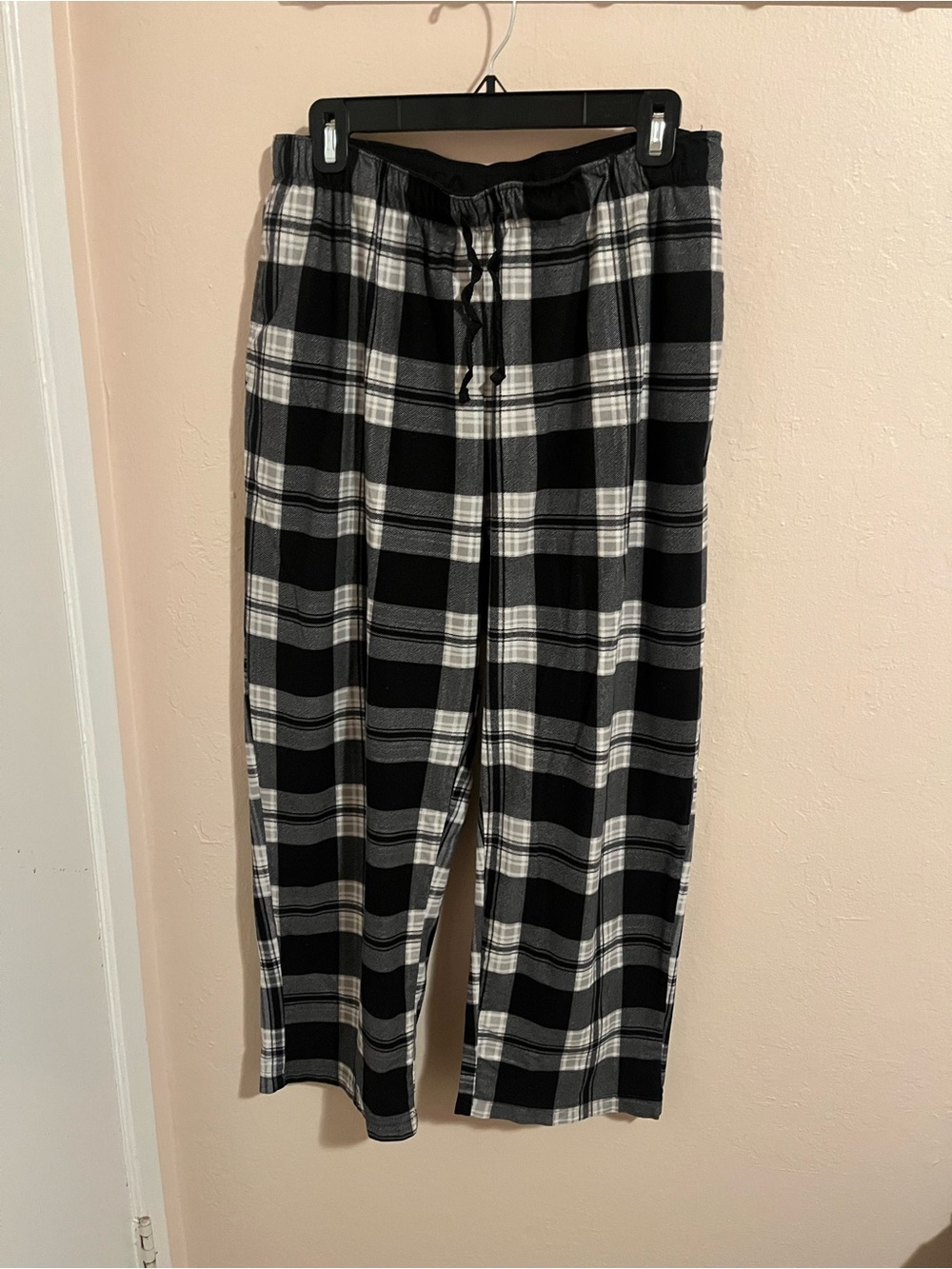 Náutica Black & White Plaid Men’s pj Pants